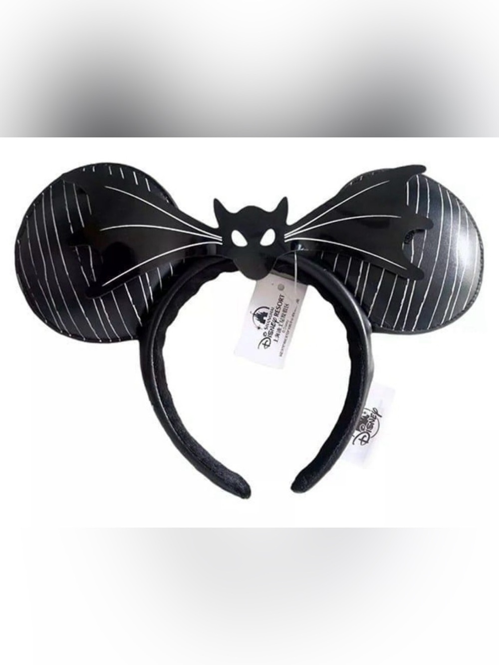 Disney Parks Nightmare Before Christmas Black Bat Wing Minnie Mouse Ear Headband